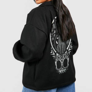 La chaqueta de bombardero estampada para mujer más vendida para otoño, ropa de calle transpirable de talla grande para uso al aire libre para niñas - Product Image 4