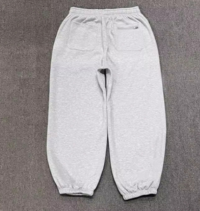 Custom Fleece Jogger Baggy Grey Sweat Pants Screen Print 100% Cotton Heavyweight Cotton Sweatpants Men - Product Image 2