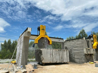 Scie à pierre de pont automatique de découpeuse de bloc de marbre de granit de puissance forte pour la coupe de carrière et de dalle