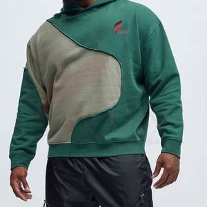 Nueva Llegada, Sudadera con Capucha Informal, Cómoda, de Primera Calidad, con Hombros Caídos, de Poliéster/Algodón, Diseño Sólido, para Hombre, Holgada, de Invierno - Product Image 3