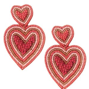 Los últimos pendientes de bordado de flores con cuentas hechos a mano de lujo para mujer en un hermoso diseño lindo con sensación de moda superior de moda - Product Image 4