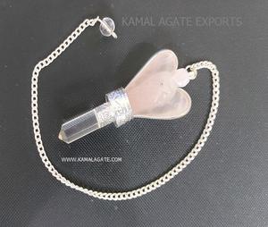 Améthyste Ange Reiki Pendule de radiesthésie Cristal sculpté Quartz Pierre précieuse Chakra Style à vendre - Product Image 6