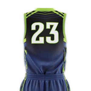 Haute Performance hommes basket maillot et short ensemble 2025 nouveauté personnalisé imprimé basket uniforme pour unisexe - Product Image 4