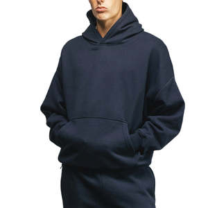 Sudadera con capucha de gran tamaño, ropa de calle holgada para hombre, Jersey de algodón bordado de otoño para venta al por mayor - Product Image 2