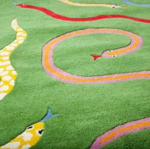 Tapis en laine faits à la main de luxe modernes de qualité supérieure taille de personnalisation tuftée à la main douce personnalisée pour le bureau à domicile et les hôtels dynamiques - Product Image 1