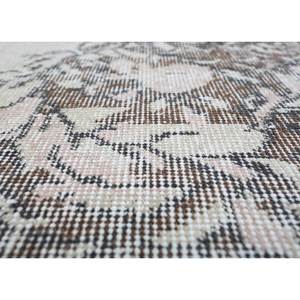 พรมขนสัตว์ถักมือสไตล์วินเทจ สีเบจและสีน้ำตาล ลายเหรียญแบบนามธรรม รูปทรงสี่เหลี่ยมผืนผ้า สำหรับห้องนั่งเล่น ห้องโถงในบ้าน-Pae-2192 - Product Image 3