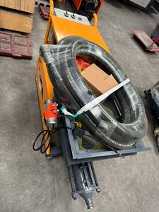 Nouvelle machine à projeter du mortier mini 220V, moteur diesel, pulvérisateur de ciment et de plâtre, équipement mobile haute efficacité pour le revêtement mural - Product Image 6