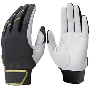 Guantes de Bateo de Béisbol para Hombre, Diseño Personalizado, Alta Calidad, Cuero, Juveniles, Elegantes, Lisos, Acolchados, para Deportes al Aire Libre - Product Image 1