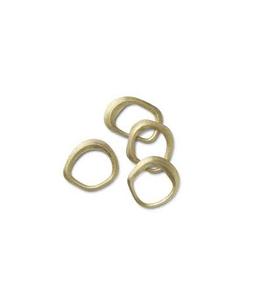 Porte-rond de serviette en aluminium Design de luxe, décor de Table à manger sur mesure, anneaux de serviette en métal au prix le plus bas - Product Image 1