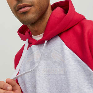 Pull à capuche d'hiver léger et de qualité supérieure pour hommes, vêtements d'extérieur de couleur unie avec col à capuche de haute qualité, cordon de serrage teint en bouffant - Product Image 3
