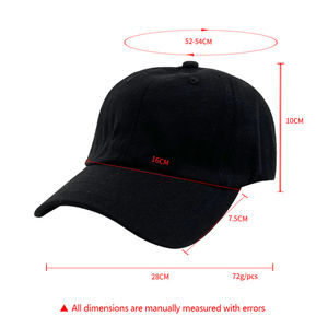 Top Sports Caps Wholesale High Quality Unstructured Cotton Solid Plain <b>Golf</b> <b>Hat</b> Baseball Cap for Man 5-Panel, 100% Cotton - Product Image 4