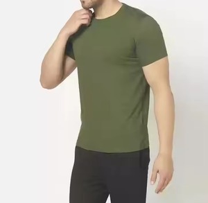 เสื้อยืดคอกลมผ้าคอตตอน/ใยไผ่คุณภาพระดับพรีเมียมสำหรับผู้ชายฤดูร้อน - Product Image 3