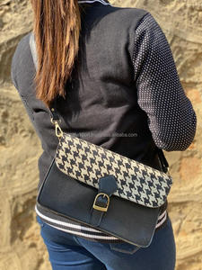 New Western Style Animal Print Fur Leather Shoulder Bags High Quality Fashionable Genuine Animal Fur Leather <b>Sling</b> Side Handbags - Product Image 3