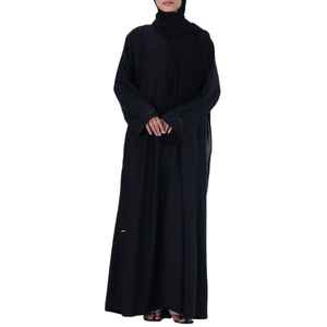 Maxi Long Nida Khimar Hijab avec Cordons de Serrage Couleur Unie Français Eid Ramadan Femmes Musulmanes Vêtements Islamiques Vente en Gros Stock Khimar - Product Image 1