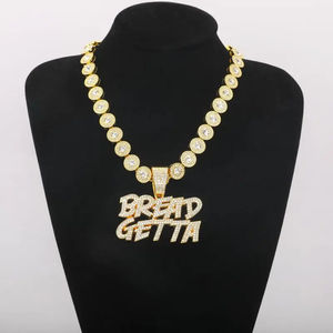 925 Sterling Silver & Gold Moissanite Iced Design Hip Hop Party Pendentif Charmes Personnalisable IGI Certifié Bijoux pour Hommes - Product Image 2