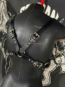 Arnés de pecho de cuero Vegano para mujer, hebillas de cinturón para el cuerpo, moda para el cuerpo, 2017 - Product Image 3