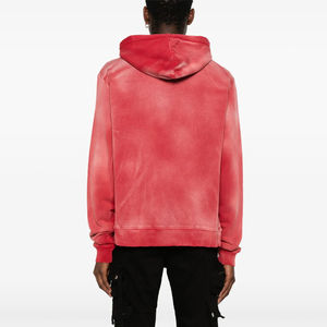 Sudadera con capucha de rizo francés para hombre personalizada clásica con hombros caídos de gran tamaño 100% algodón desgastado Vintage blanqueado con capucha - Product Image 2