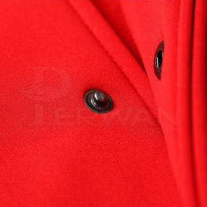 Veste pour homme de qualité supérieure avec logo personnalisé, manches longues, col montant, en laine, respirante, séchage rapide, style Letterman haut de gamme - Product Image 3