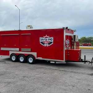 Remolque de comida de fibra de vidrio barato, camión de comida móvil con paneles solares de cocina completos, configuración de comida rápida de 20 pies para el mejor uso - Product Image 5