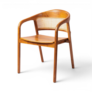 Chaise de salle à manger Arjuno ethnique - Product Image 1
