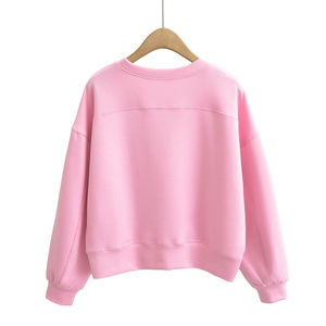 Nueva moda 100% sudadera de algodón para mujer de alta calidad Casual mangas completas 160 Gsm 180 Gsm 200 Gsm cómodo frente a granel - Product Image 2