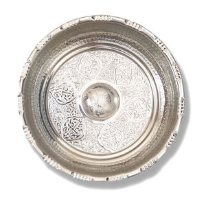 Cuenco de Hammam de la Mejor Calidad, Fabricado en Turquía, Tradicional, de Cobre y Cromado, para Verter Agua - Product Image 5
