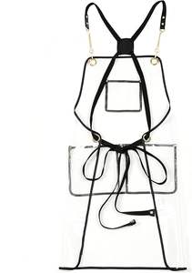 Peluquero | Delantal de peluquero para Mujer | Delantal impermeable para uso en salón de vinilo - Product Image 3