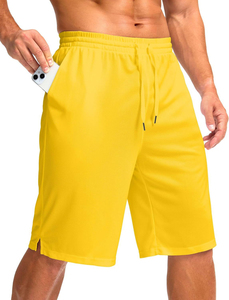 Pantalones cortos de gimnasio para correr de secado rápido personalizados Diseño ligero de malla floral para hombre con tela de punto cómoda para pantalones cortos de verano - Product Image 6