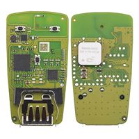 Clé télécommande intelligente Xhorse XSMA4YEN Xhorse VVDI XSMA4YEN X A4 MLB pour modèle A.D A4, puce OEM, PCB, 3 boutons