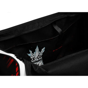 Firma grande capacità borsone stile Casual tessuto in vera pelle con maglia per Fitness palestra all'aperto viaggio Weekender uso - Product Image 6