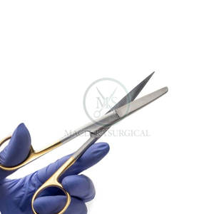 Tijeras quirúrgicas manuales de acero inoxidable de uso general para uso clínico veterinario y tareas de disección de corte delicado - Product Image 5