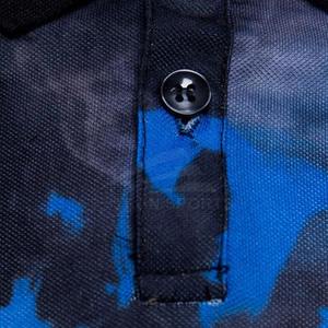 100% Polyester respirant hommes simples polos à manches courtes chemises de Golf en plein air décontracté col polos - Product Image 4