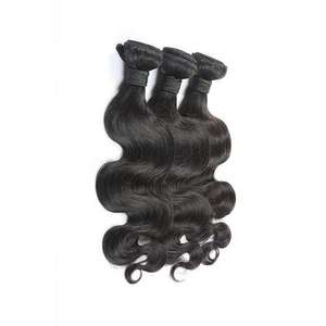 100% extensions de cheveux humains indiens vierges bruts de haute qualité cheveux ondulés naturels non traités en vrac vague profonde - Product Image 2