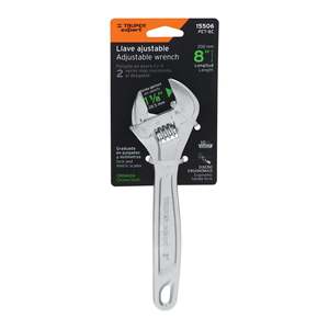 Chiave regolabile professionale cromata da 8 '(parrocchetto), scatola esperta da 6, 15506 - Product Image 1