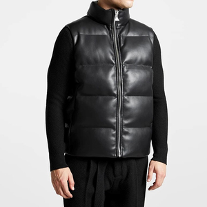Gilet en cuir véritable tendance pour homme, style hip-hop, respirant, séchage rapide, vêtement d'extérieur décontracté, directement de l'usine - Product Image 5