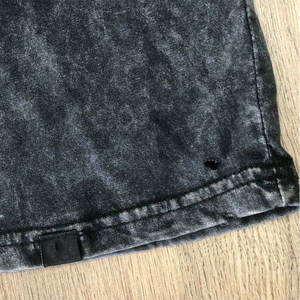 Custom <b>Blank</b> Men Acid Wash T-Shirt Polyester/Cotton High Quality Breathable Eco-Friendly Professionally Manufactured - Product Image 3