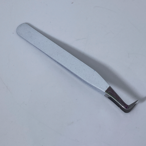 Pinzas para pestañas postizas Acero inoxidable Calidad fina Recto y curvado Top Lash Tweezes Suministros de extensión de pestañas - Product Image 5