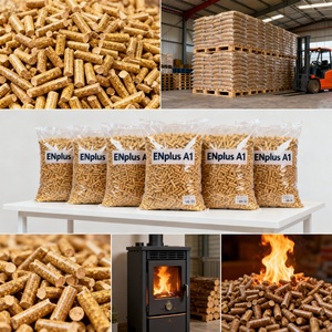 ถุงอัดเม็ดไม้สำหรับทำความร้อนสะอาดทำจากไม้ขนาด15กก. จากประเทศไทย - Product Image 6