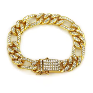 Pulsera Cubana de Plata 925 con Moissanita, Diseño de Cadena con Aspecto de Diamante Completamente Engastado, Joyería Fina Unisex de Alta Gama con Brillo Intenso Estilo Hip Hop - Product Image 2