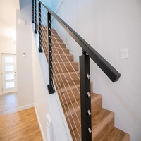 HIMOWAY Garde-corps de balcon en câble d'acier inoxydable de qualité supérieure, 36" 42", pour poteaux de terrasse et balustrades