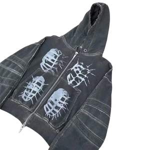 Custom Logo Design Vintage Style Oversized Streetwear Pullover <b>Hoodie</b> for <b>Men</b> <b>Lightweight</b> Distressed Acid 100% Cotton Plain Dyed - Product Image 5