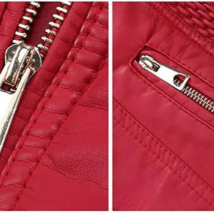 Chaqueta de cuero de lona estampada para mujer de alta demanda impermeable para uso informal y al aire libre Proveedor DE SERVICIOS OEM para pedidos a granel - Product Image 5