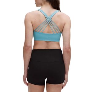 Soutien-gorge de sport sans armatures pour femme, grande taille, maintien moyen, dos croisé, col en V, écologique, pour entraînement en salle de sport, anti-transpiration, collection 2026 - Product Image 2