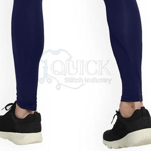 Gym Yoga <b>Leggings</b> for Men Wholesale High Waisted Plus Size Customized Spandex/<b>Polyester</b> Breathable & Quick Dry - Product Image 6