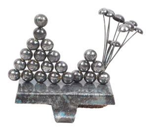 Soporte para Calcetines Navideños Ecológico, Diseños Personalizados, Copos de Nieve, Metal Marrón, Colgadores para Repisa de Navidad - Product Image 6