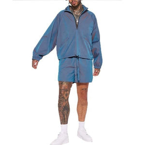 Conjunto Deportivo de 2 Piezas con Capucha, Cortavientos, Invierno, Venta al Por Mayor OEM, Poliéster/Algodón de Alta Calidad, Personalizable, Doble Capa, Transpirable - Product Image 3