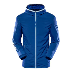 Veste coupe-vent imperméable unisexe pour l'hiver, design patchwork sur le devant, vêtement de sport léger pour l'extérieur - Product Image 6