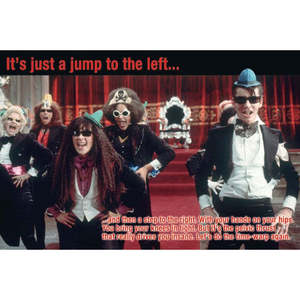 Carte postale représentant le Rocky Horror Picture Show, en papier durable, OEM/ODM bienvenus - Product Image 1