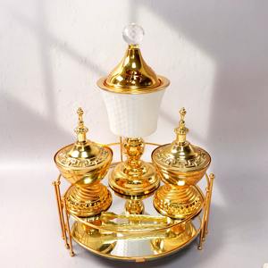 Quemador de incienso de metal portátil de Oriente Medio árabe de último diseño Quemador de incienso Bakhoor de India - Product Image 2