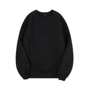 Sweat-shirt unisexe en molleton 100% coton de haute qualité 350 GSM, surdimensionné, avec logo personnalisé brodé, streetwear, impression sérigraphique - Product Image 3